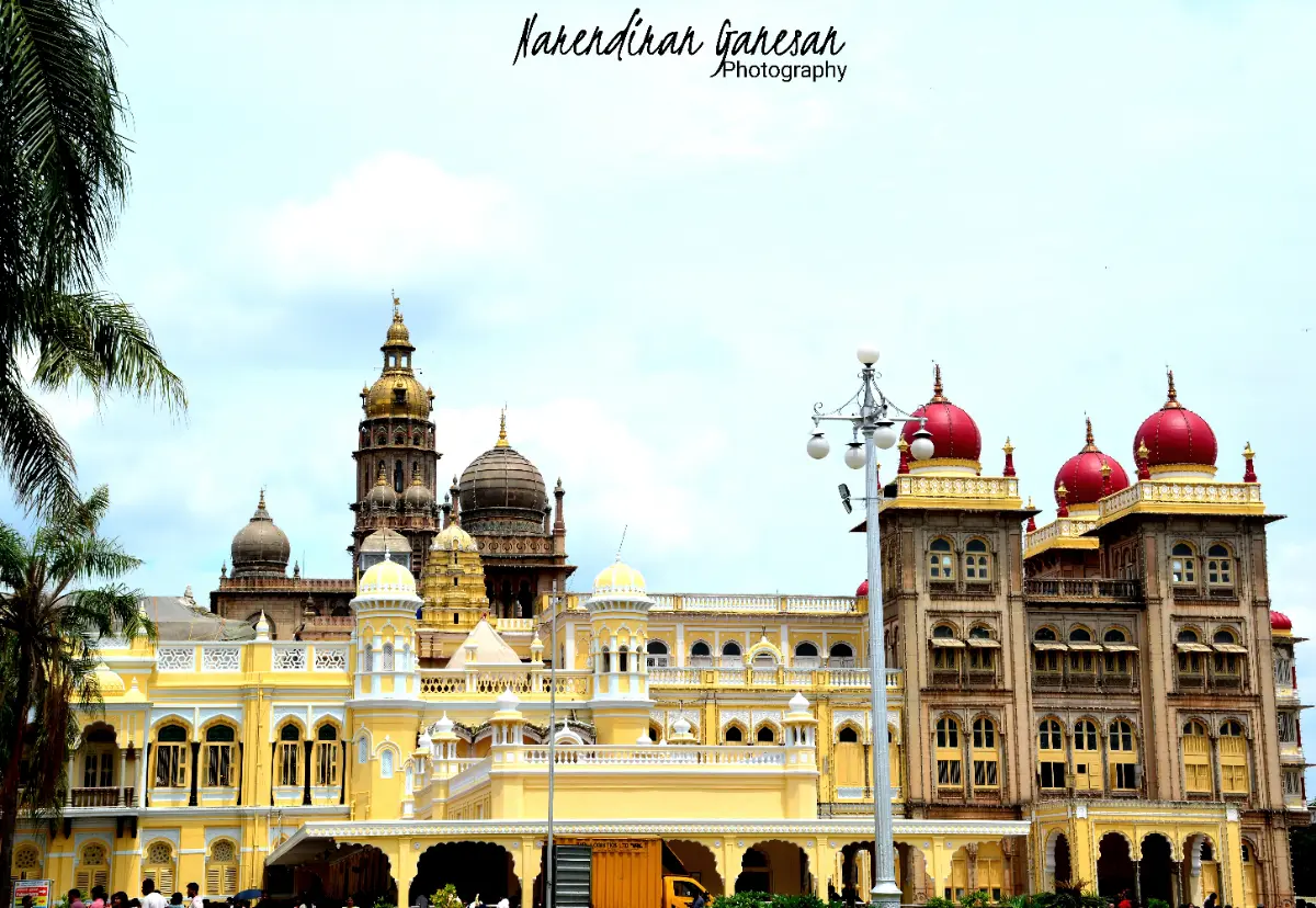 Mysore Palace, located in Mysore, Karnataka, India. Official residence of the Wadiyar dynasty - Kingdom of Mysore. Designed by Henry Irwin, an English architect.