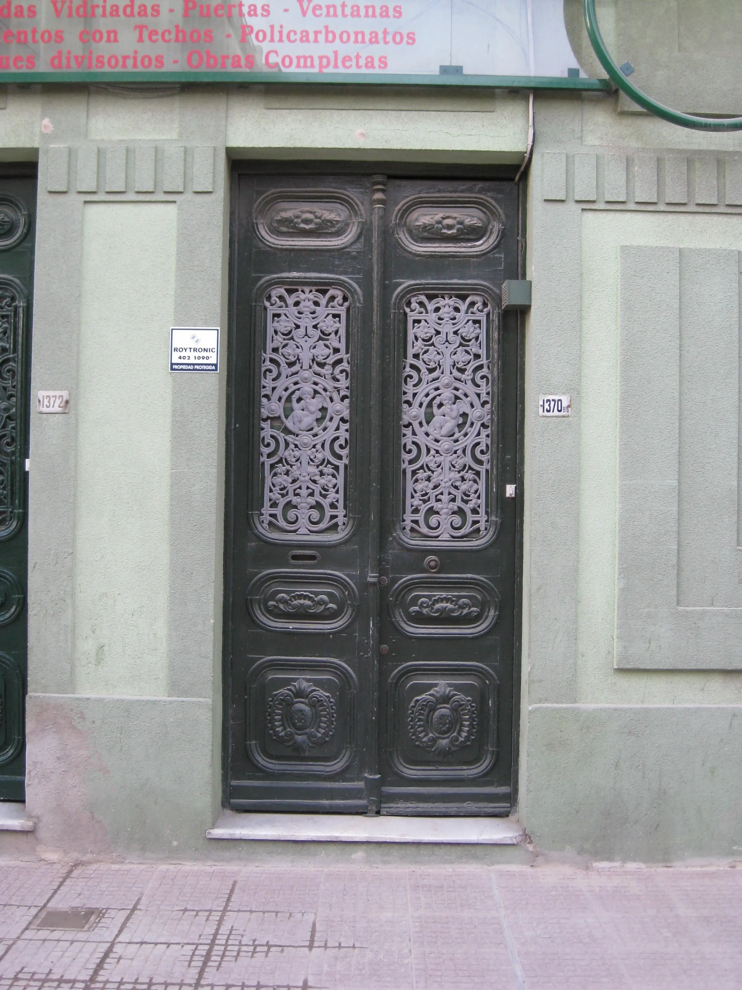 Emblematic doors of Old Town, Montevideo, Uruguay