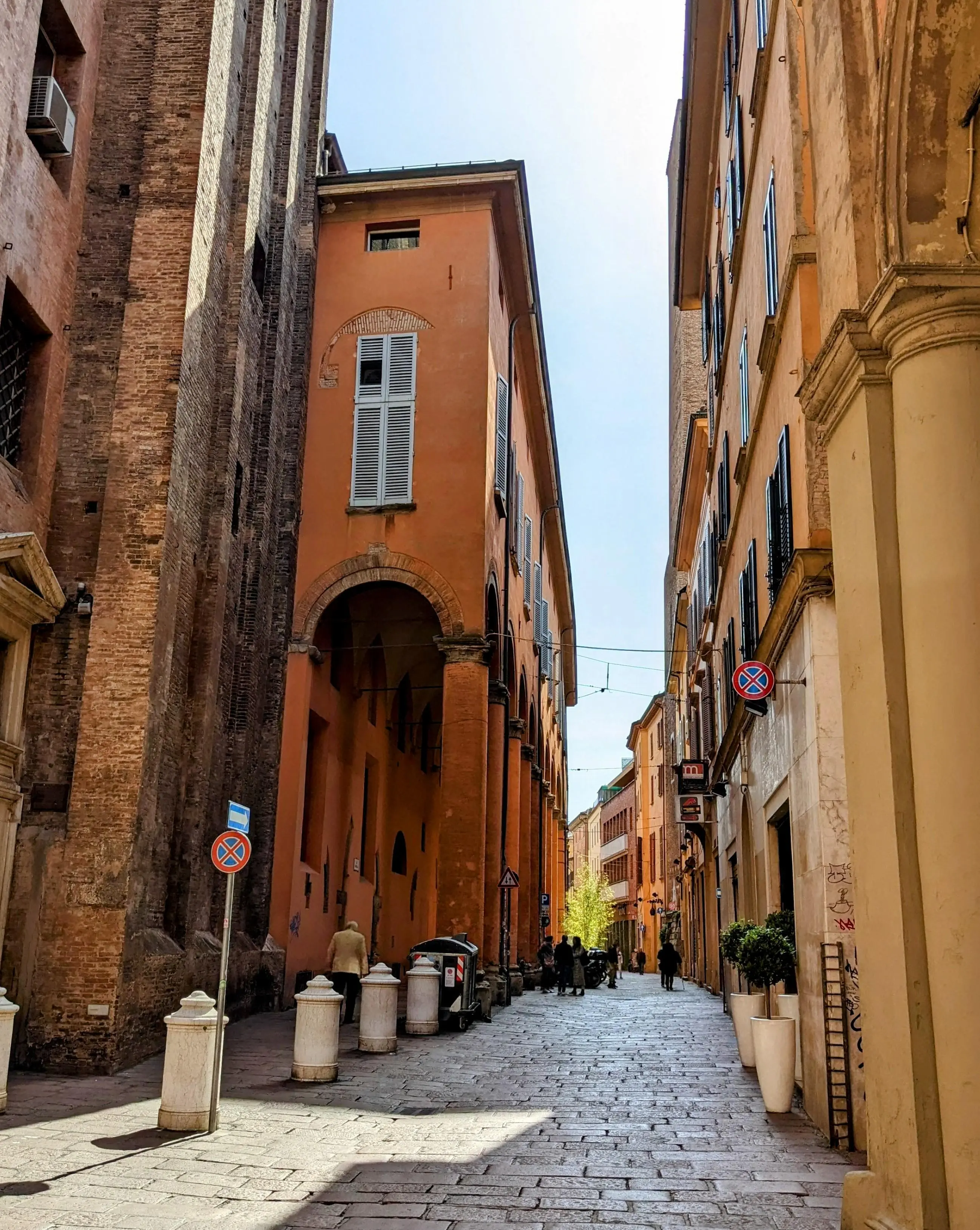 A portico in Bologna