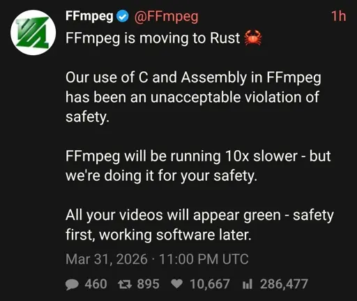 Moving to rust